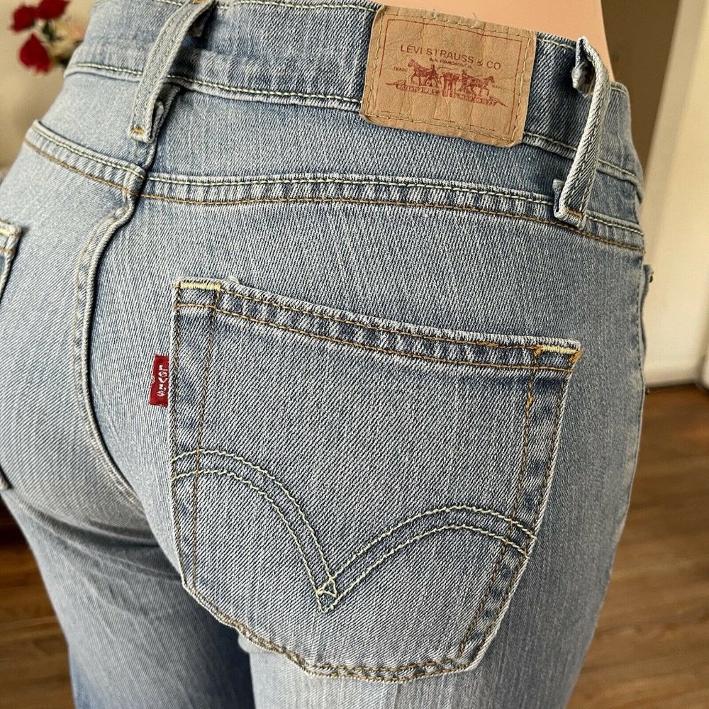 Levi's curvy Cut Denim Jeans Size 5 M Lik NW - Picture 5 of 11